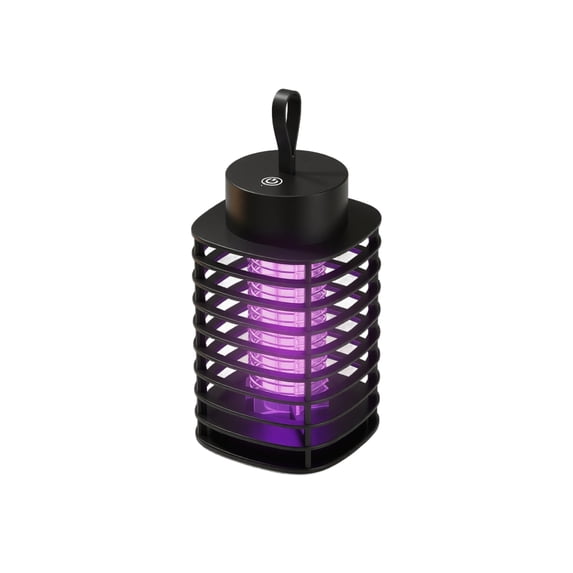 Portable Mosquito Zapper Usb Rechargeable Electric Bug Zapper Durable Purple Light Insect Device for Indoor Outdoor Use Black 1 Pack