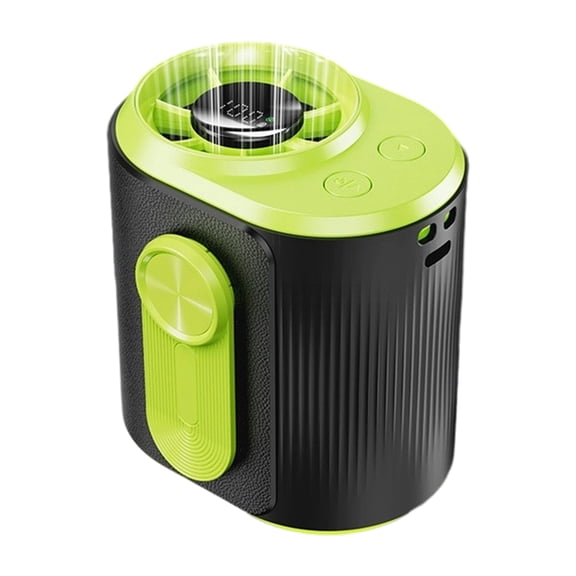 Portable Mountable Cooling Fan 100 Wind Settings, USB Rechargeable 3600mAh for Gym Hiking Backpacks Home Use