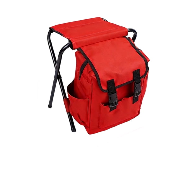 Portable Mountaineering Backpack Chair,Foldable Fishing Chair,Oxford Cloth Stool Backpack for Camping, Hiking,Travel