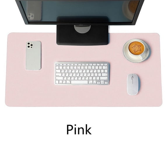 Portable Mouse pad large Gaming Waterproof Non-slip PU Leather Suede Desk Mat Computer Keyboard desk pad Mats white mousepad