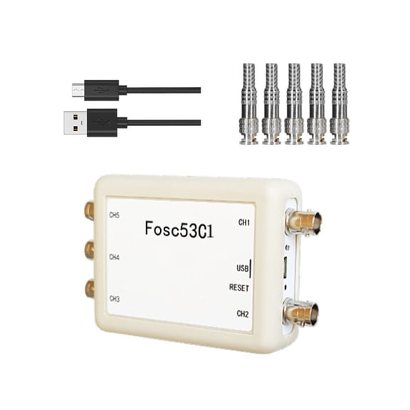 Portable Multi-Channel Digital Oscilloscope 1MHz Sampling Rate With Auto Measurement And Data Storage