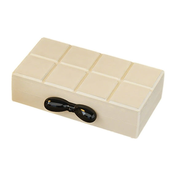 Portable Multi Compartment Jewelry Storage Box With Lid And Dividers For Organizing Earrings Rings Beads And Accessories Keeps Items Separated And Easy To Access