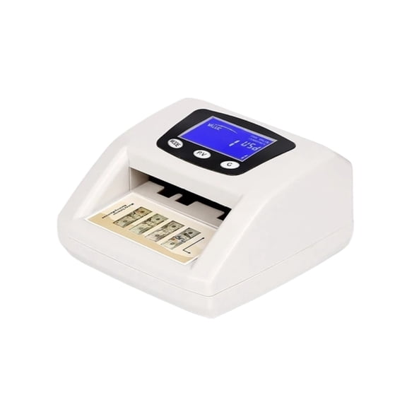 Portable Multi Currency Bill Detector, 1000 Notes/Min UV LCD Checkout Scanner