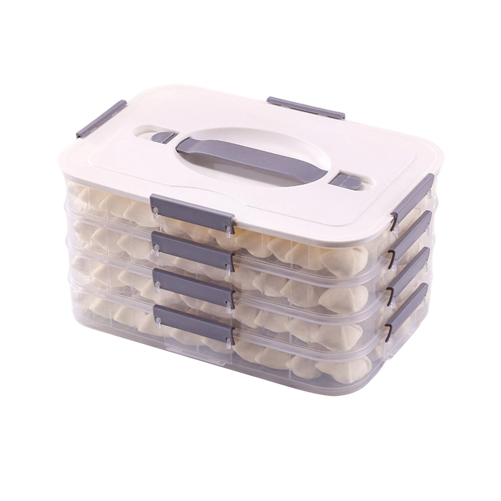 Portable Multi Layer Refrigerator Organizers Storage Case For Dumplings ...