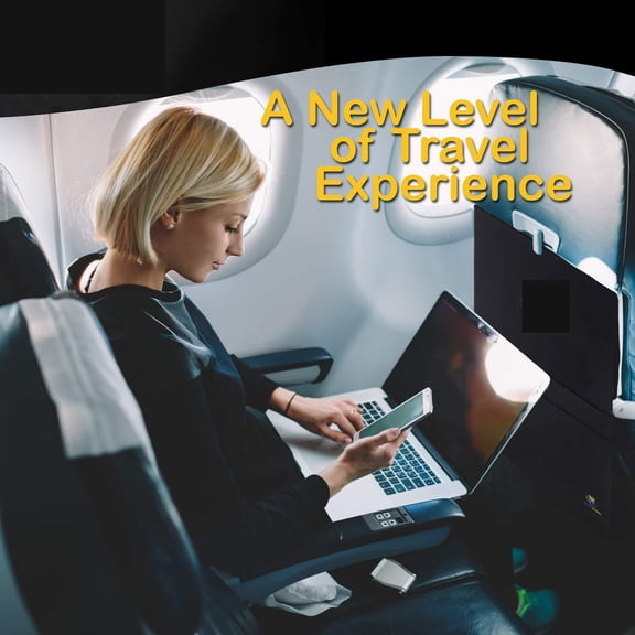 Portable Multi-Pocket Aircraft Meal Tray Bag, Multifunctional Travel Storage Bag For Flight, 1*收纳袋