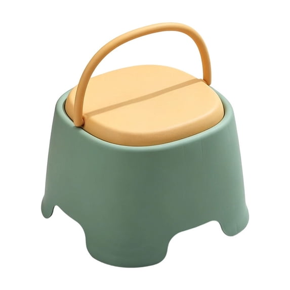 Portable Multi-Purpose Stool with Built-in Storage, Soft Padded Seat, Stylish Design for Living Room, Entrance, and Multi-Use Spaces