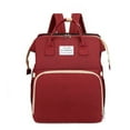 thumbnail image 1 of Portable Multi-function Foldable Crib Mummy Bag Large Capacity Diaper Bag Backpack Changing Bags Travel Backpack Baby Care Bags, 1 of 9