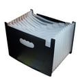 Portable Multipocket Expandable File Folder with Index Tabs Vertical