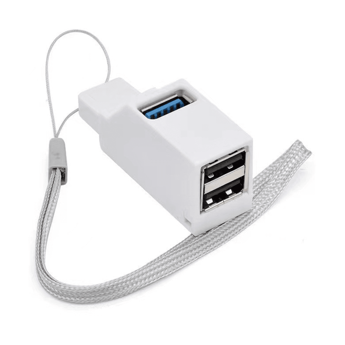 Portable Multi Interface Hub Splitter USB3 0 High Speed Hub White Portable multi interface hub splitter usb3 0 high speed hub white