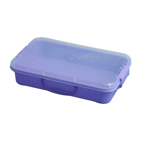 Portable Multicolor Sandbox Toy Organizers Stackable Sensory Bins With Lid For Sand Art Supplies Kids Playroom Storage