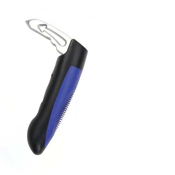 Portable Multifunction Auto Vehicle Support Handle with Window Breaker, Blue