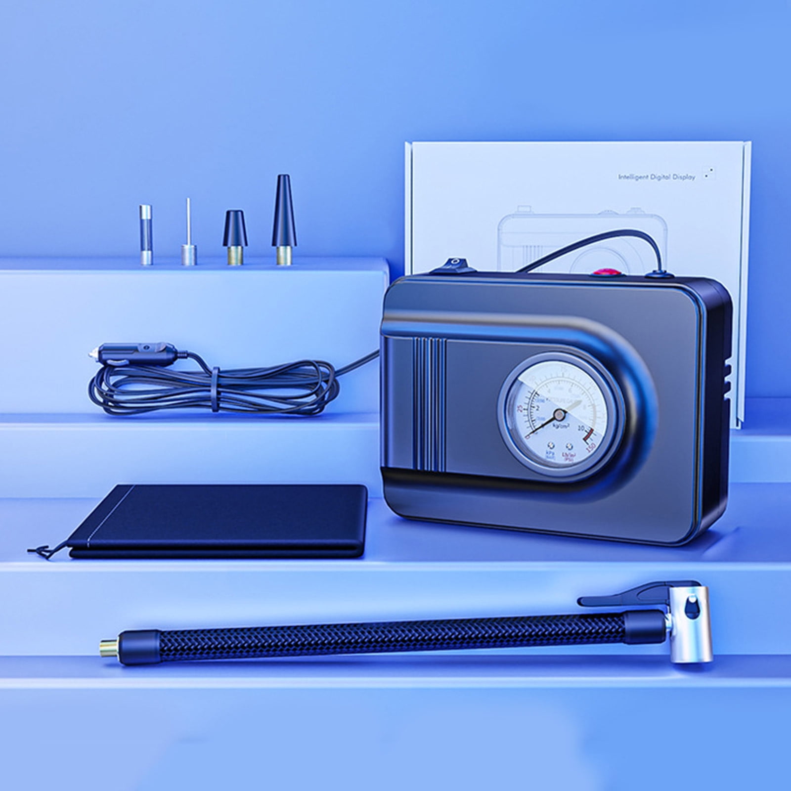 Portable Multifunctional Car Mounted Inflations Pump 120W Power Which