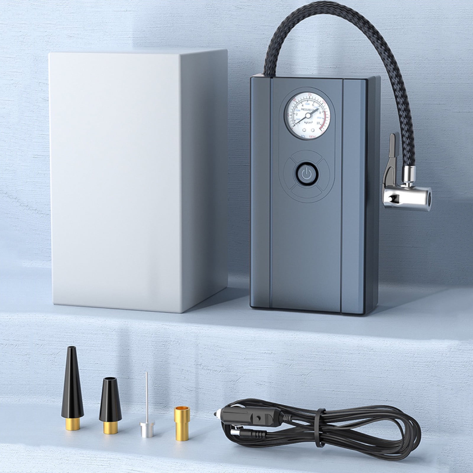 Portable Multifunctional Car Mounted Inflations Pump Which Can Inflate