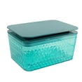 thumbnail image 1 of Portable Multifunctional Plastic Tissue Box With Lid Ideal For TV Desks Toilets Bathrooms & Cars Storage Containers, 1 of 3