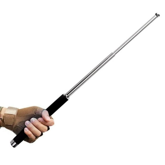 Portable Multifunctional Stretchy Indicator Poles, Kvago 1 Pack Portable Outdoor Leisure Hiking Poles (Black)