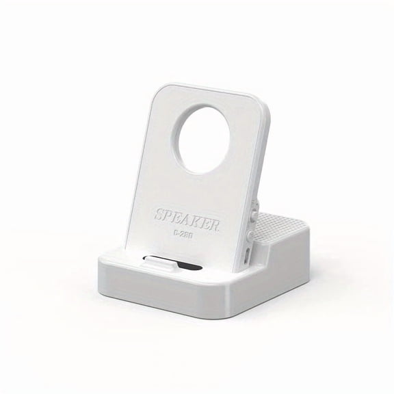 Portable Multifunctional Wireless Induction Audio Stand Speaker, Suitable for All Induction-Enabled Phones And Tablets, a Unique Gift for Your Partner, Parents, Or Friends!