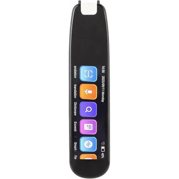 Portable Multilingual Translation Pen with Touchscreen, Voice Recording, Text Scanning and Language Learning Functions for Travel