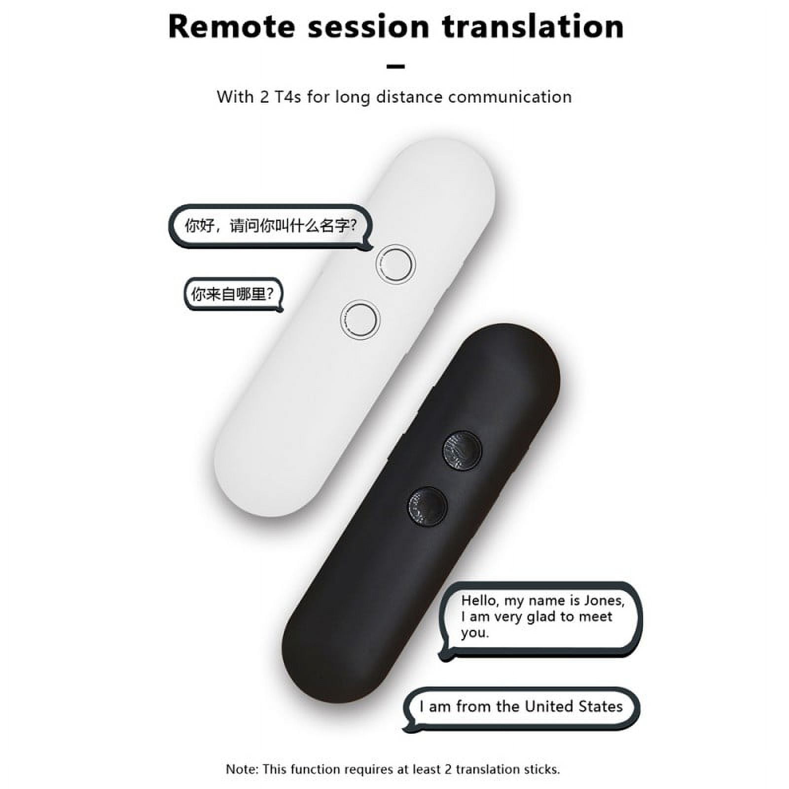 Portable Multilingual Voice Translator Device, Bluetooth 5.0 42 ...