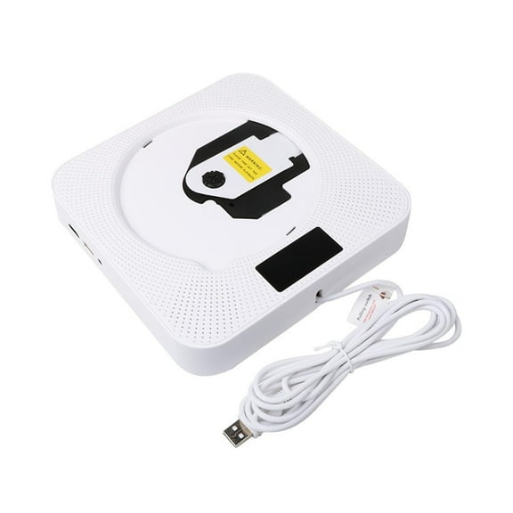 Portable Music CD Player Bluetooth-compatible Desktop Wall Mount Smart DVD Player Remote Control Hi-Fi Speaker FM Radio USB MP3 ,High Volume Speakers