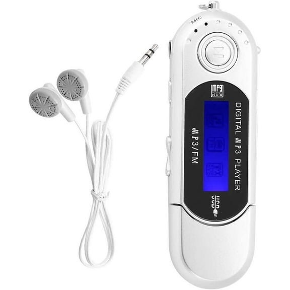 Portable Music MP3 USB 2.0 Player With LCD Screen FM Radio Voice Memory Card