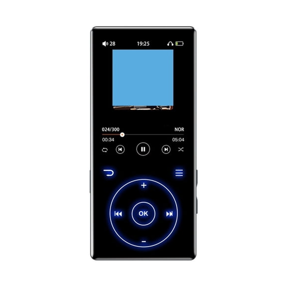 Portable Music Player with Bluetooth Sound Shuffle Single Loop FM Radio HD Speaker Voice ,Multi-Function