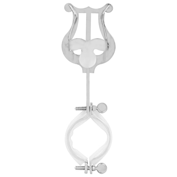 Portable Music Stand Clarinet Lyre Music Clip Stainless Steel Clarinet Music Holder for Bands and Beginner Practice