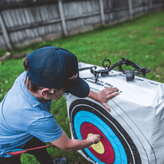 Portable NASP Youth Range Archery Bag Target with HME Products 30 Inch Bag Target Stand and Indoor Outdoor Steel Archery Bow Storage Rack$$Other
