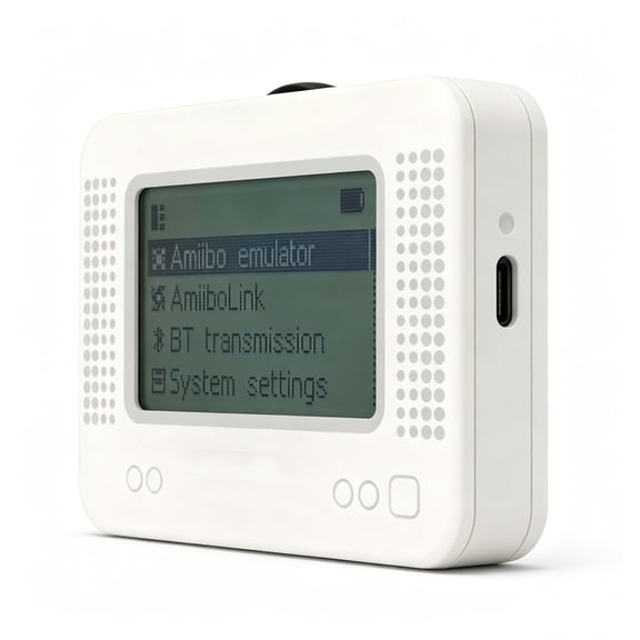 Portable NFC Gaming Accessory, 1.2" Display NFC Reader with Large Data Storage, Works with Switch & 3DS Consoles