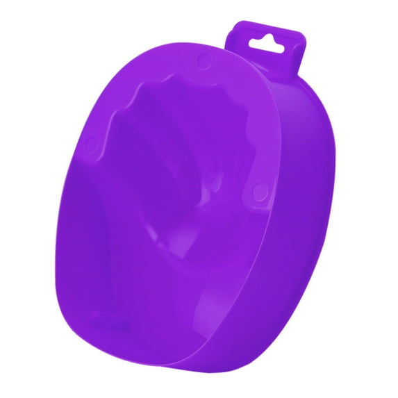Portable Nail Art Soak-Off Bowl for Manicure | Hand Spa Bath Soaker Tool ,Manicure Soak Bowl, Nail Polish Remover Bowl, Hand Spa Soaker, Pedicure Treatment Tool, Portable Nail Soak Bowl(Purple)