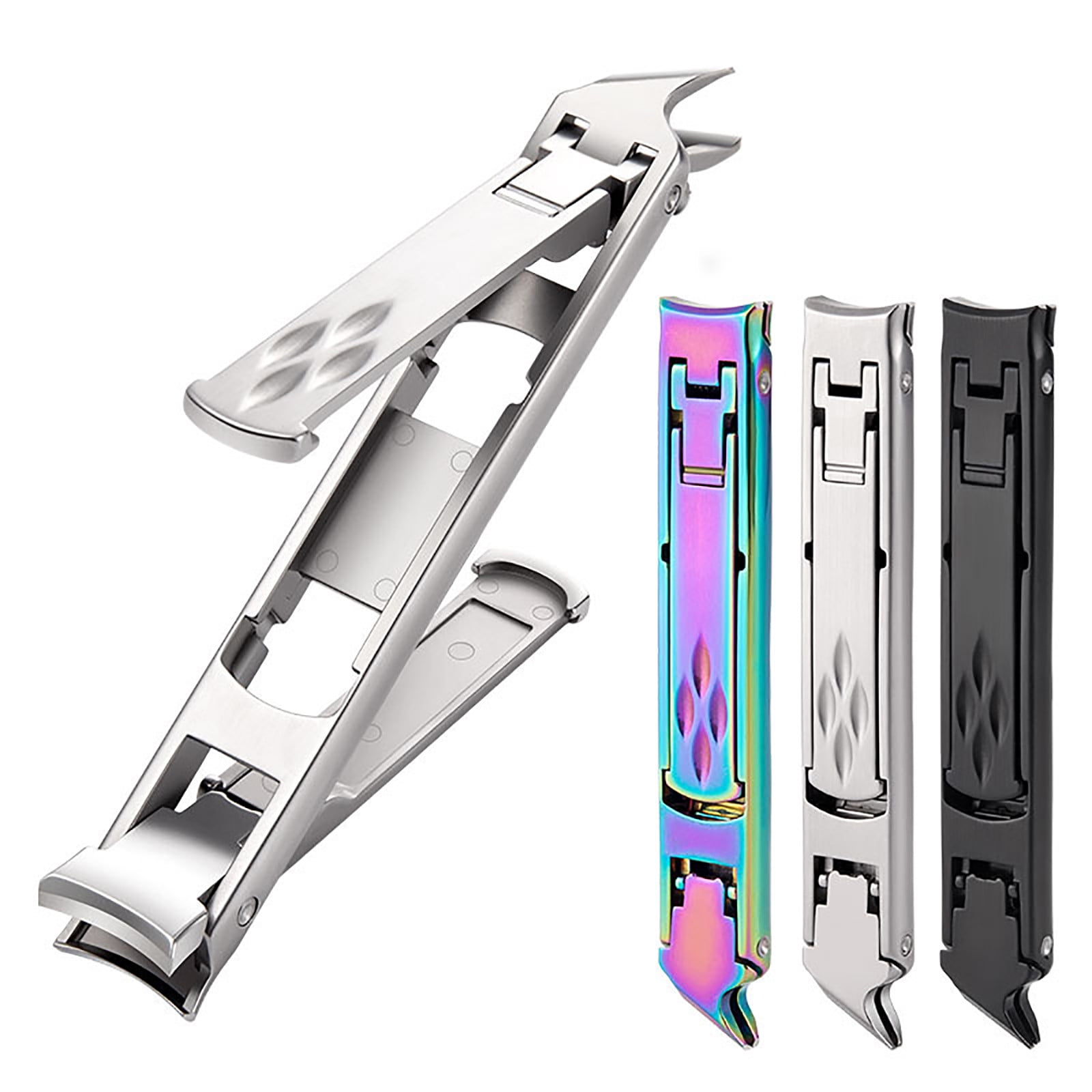 Portable Nail Clippers for Thick Nails, Ultra Slim Folding Safety Lock