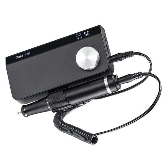 Portable Nail Drill 35000 RPM,Rechargeable Electric Nail File Machine E File for Acrylic Nails Gel Polishing Removing