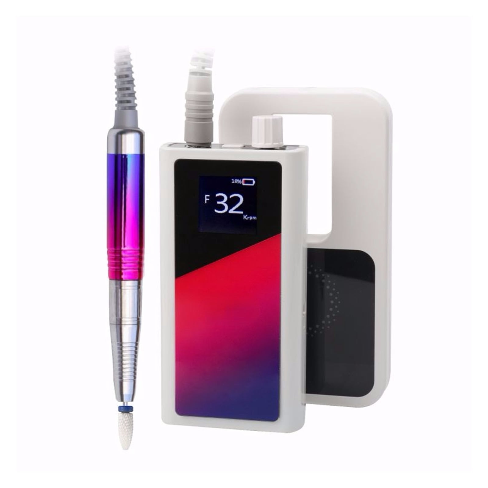 Portable Nail Drill, Brushless Nail Drill, Rechargeable Cordless Nail Supplies For Professionals Alloy Handpiece Grinding Machine ,Long Lasting
