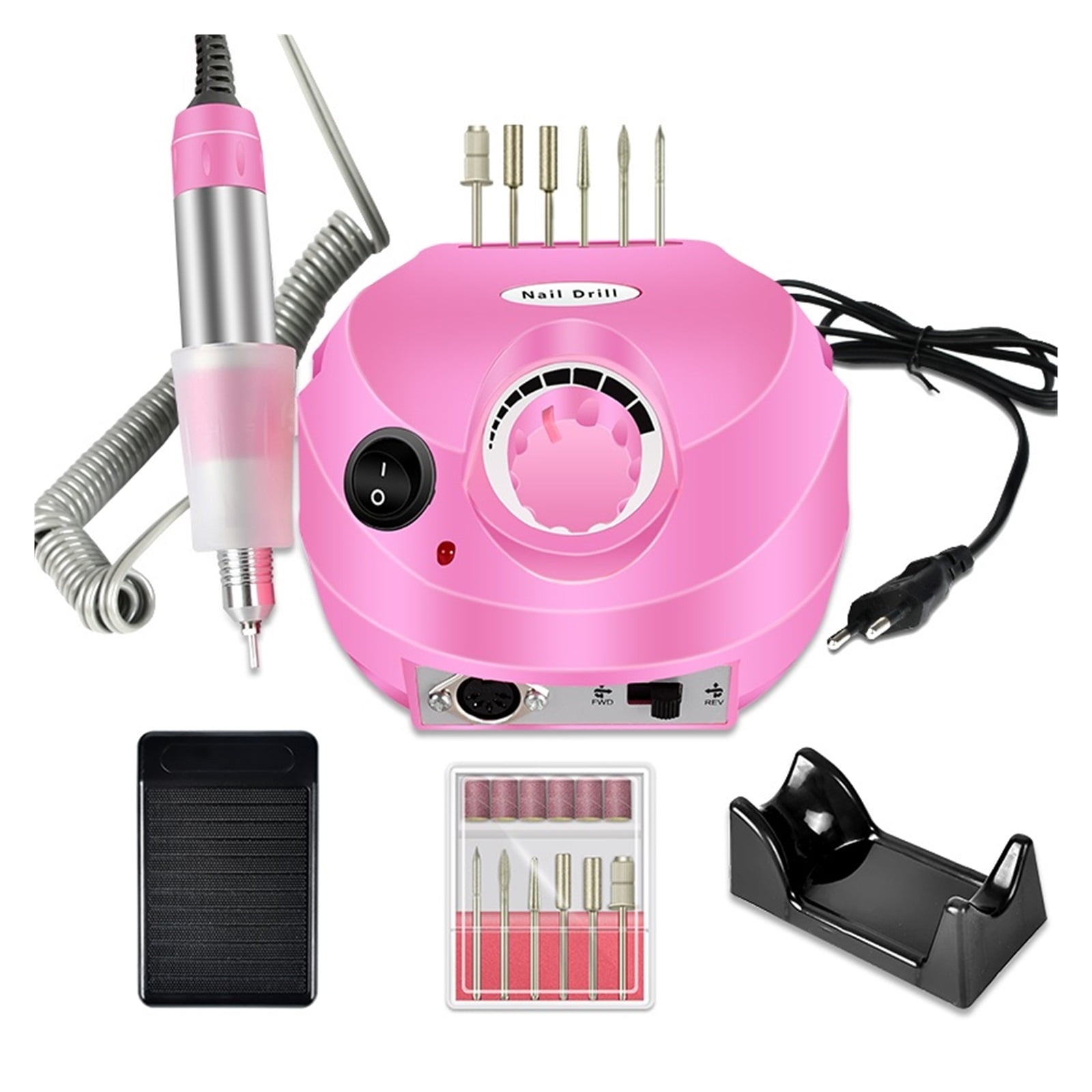 Portable Nail Drill, Electric Nail Drill Machine Set, Professional Milling Cutter For Manicure, Nail Files Drill Bits, Nail Salon Polisher Equipment ,Long Lasting