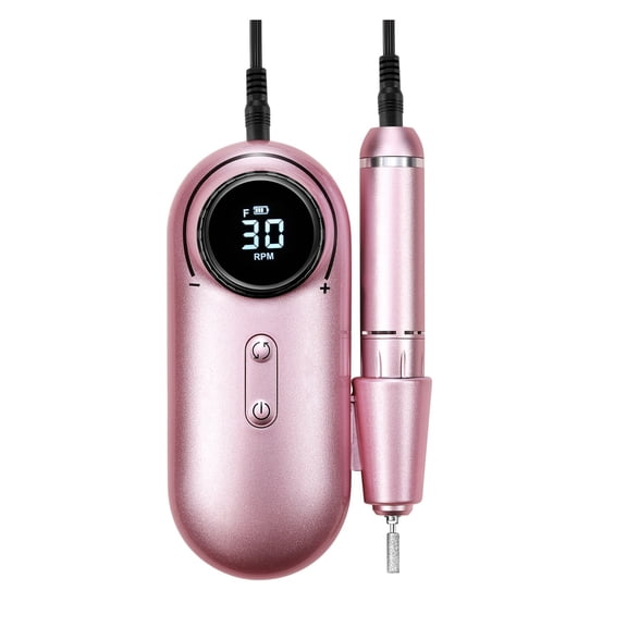 Portable Nail Drill Machine, 30000 RPM Rotation Rate Adjustable Electric Nail Manicure Tool, Nail Art Tool, Nail Machine ,Easy to Operate