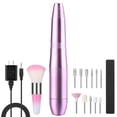 thumbnail image 1 of Portable Nail Drill Set, Nail Drill Machine Professional 2200-25000 RPM Manicure Pedicure Nail File Drill Kit Set with Sanding Bands for Acrylic Gel Nails- Pink, 1 of 13