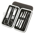 thumbnail image 1 of Portable 8 Piece Nail Clipper Set with Travel for Complete Manicure and Pedicure Care Kit Including Stainless Steel Tools, 1 of 6