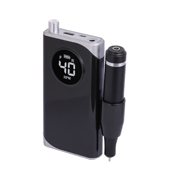 Portable Nails Drill 40000 RPM,Rechargeable Electric Nails File Machine E File for Acrylic Nails Gel Polishing Removing