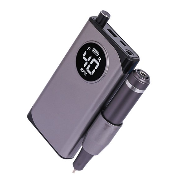 Portable Nails Drill 40000 RPM,Rechargeable Electric Nails File Machine E File for Acrylic Nails Gel Polishing Removing