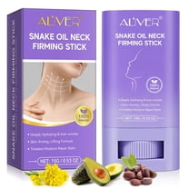 Portable Neck Balm Stick, Hydrating Solid Serum with Botanical Oils for Smoother, Softer Neck Skin - 15G