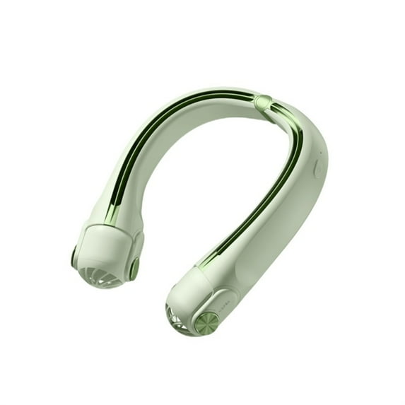 Portable Neck Fan Bladeless Fan USB Rechargeable Leafless Fans Air Cooler Cooling Wearable Neckband Fan
