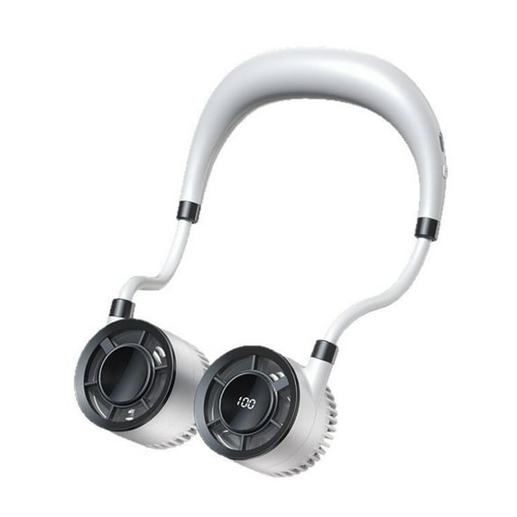 Bladeless Neck Fans Leafless Hanging Neck Fans 3 Speeds Portable Fans Strong Wind No Hair Twisting Short Charging Long Use