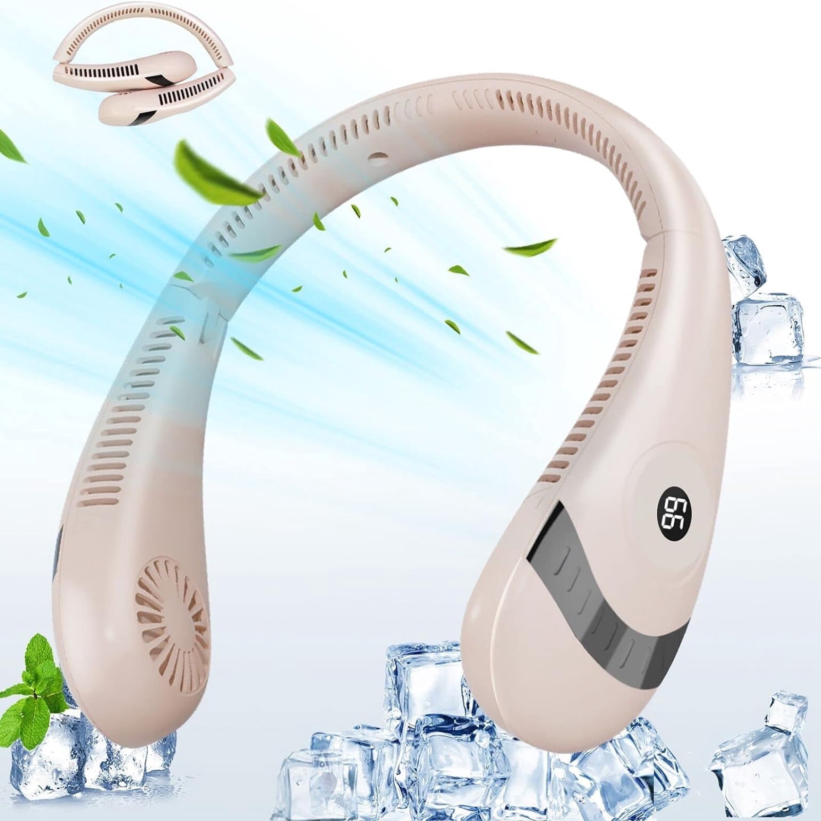 MQ 3-Speed Rechargeable Bladeless Electric Neck Fan