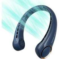 Portable Neck Fan Rechargeable Bladeless Fan, Wearable Quiet Fan for Outdoor Indoor, 3 Speeds Adjustable, 4000 mAh Battery