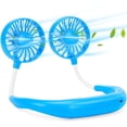 thumbnail image 1 of Portable Neck Fan Rechargeable Personal Hand-Free Fan Mini USB Wearable Neckband Sport Fan, 3 Speed Adjustable, 360 Degrees Free Rotation Perfect for Working, Traveling, Office, Reading, 1 of 8