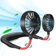 thumbnail image 1 of Portable Neck Fan Rechargeable Personal Hand-Free Fan Mini USB Wearable Neckband Sport Fan, 3 Speed Adjustable, 360 Degrees Free Rotation Perfect for Working, Traveling, Office, Reading, 1 of 8