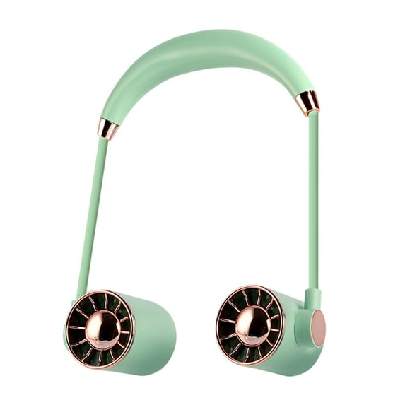 Portable Neck Fan Rechargeable Personal Hand-Free Fan Mini USB Wearable Neckband Sport Fan, 3 Speed Adjustable, 360 Degrees Free Rotation Perfect for Working, Traveling, Office, Reading