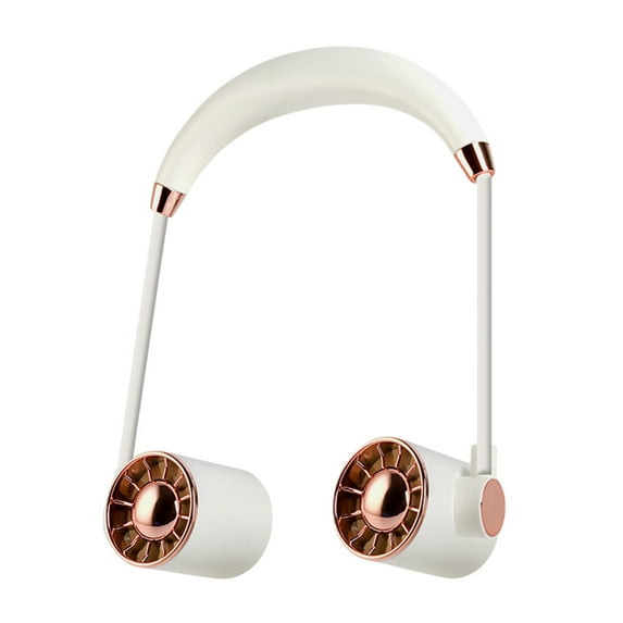 Portable Neck Fan Rechargeable Personal Hand-Free Fan Mini USB Wearable Neckband Sport Fan, 3 Speed Adjustable, 360 Degrees Free Rotation Perfect for Working, Traveling, Office, Reading