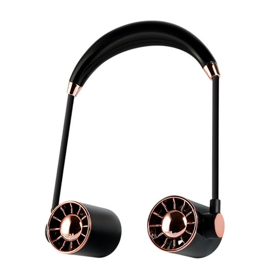 Portable Neck Fan Rechargeable Personal Hand-Free Fan Mini USB Wearable Neckband Sport Fan, 3 Speed Adjustable, 360 Degrees Free Rotation Perfect for Working, Traveling, Office, Reading
