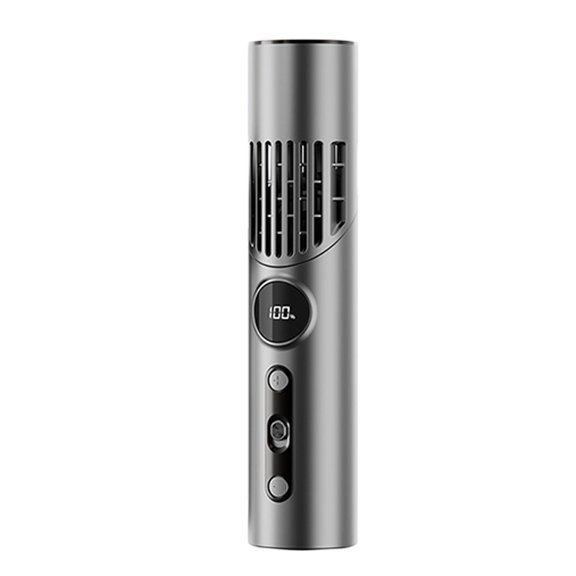 Portable Neck Fan With Built In LED Light 100 Speed Levels And Digital Display Ideal For Travel Work And Home