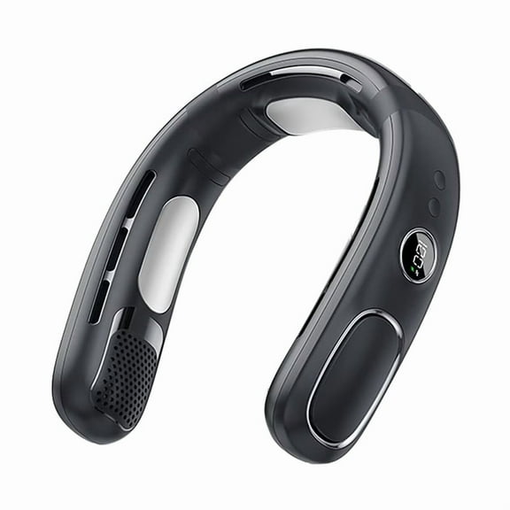 Portable Neck Fan with Semiconductor Cooling Plate That Blow Cold Air Bladeless Neck Air Conditioner for TravelCamping,D